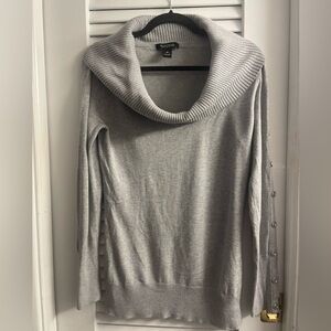 White House Black Market Gray Sweater
